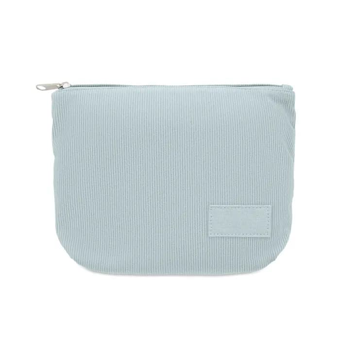 Kosmetiktasche Kord-Polyester - CORDY T - Babyblau