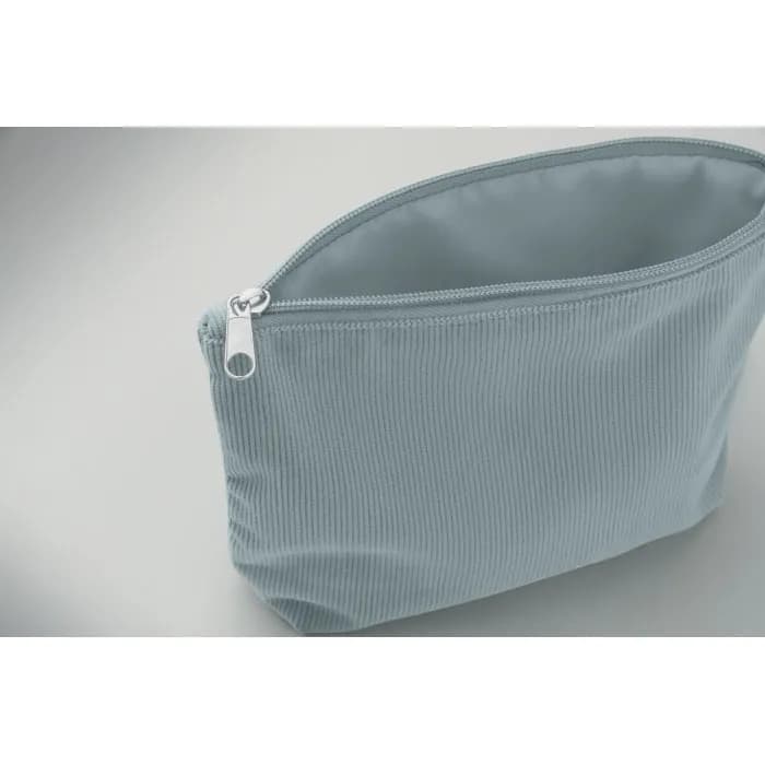 Kosmetiktasche Kord-Polyester - CORDY T - Babyblau