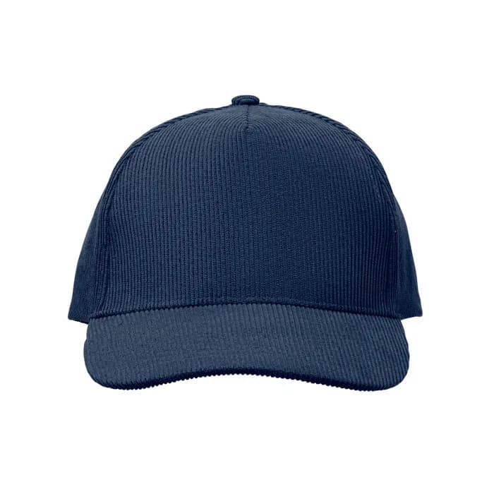 Baseball Kappe 5 Panels Cord - WALE - Blau