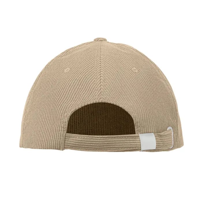 Baseball Kappe 5 Panels Cord - WALE - Beige
