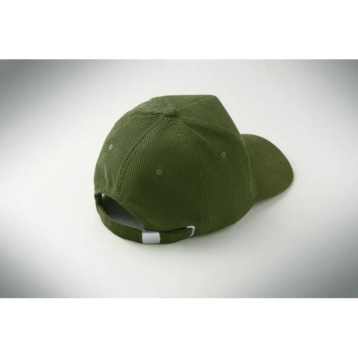 Baseball Kappe 5 Panels Cord - WALE - Armeegrün