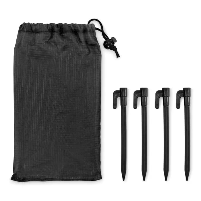 Strandmatte 210T Polyester - NOSAND - Schwarz