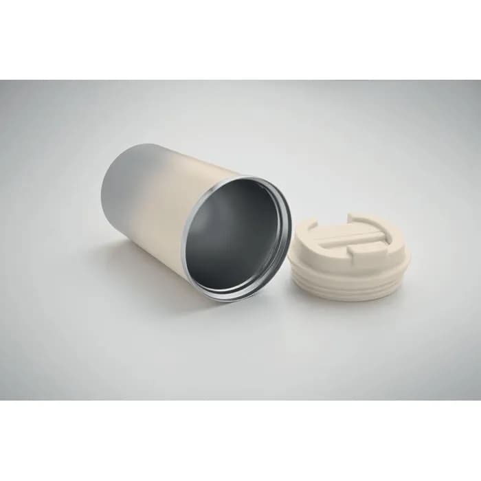 Doppelwandiger Becher 350 ml - BRACE GRADIENT - Grau