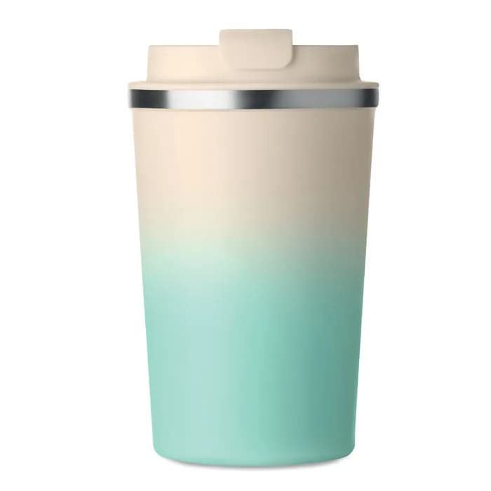 Doppelwandiger Becher 350 ml - BRACE GRADIENT - Mintgrün