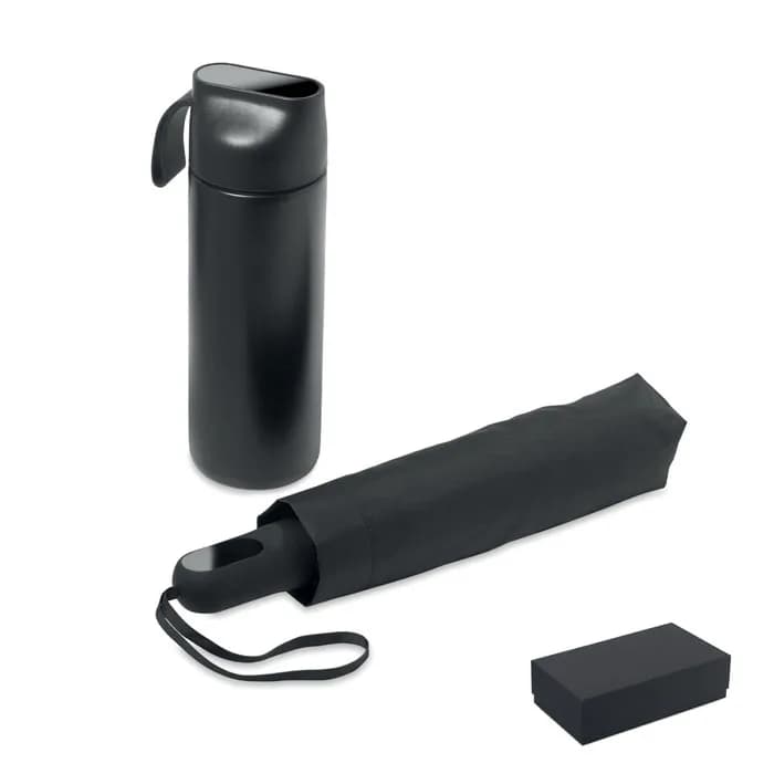 Geschenkset 2-teilig - HITHERE - Schwarz