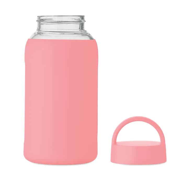 Flasche Borosilikatglas 600ml - BORIS - Babyrosa