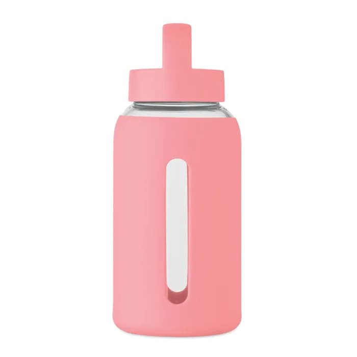 Flasche Borosilikatglas 600ml - BORIS - Babyrosa