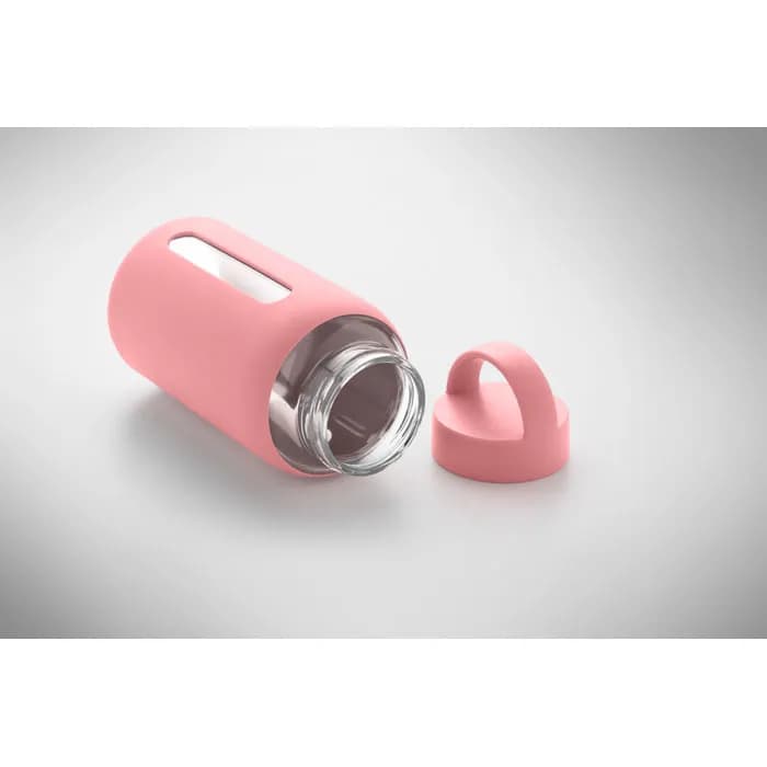Flasche Borosilikatglas 600ml - BORIS - Babyrosa