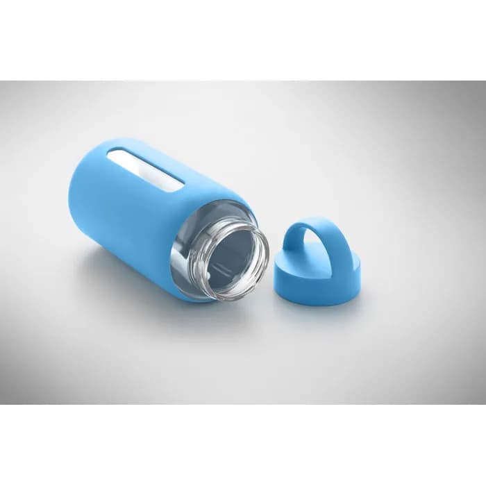 Flasche Borosilikatglas 600ml - BORIS - Türkis