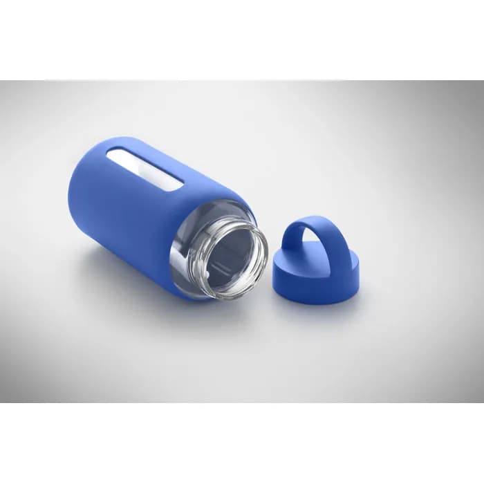 Flasche Borosilikatglas 600ml - BORIS - Königsblau