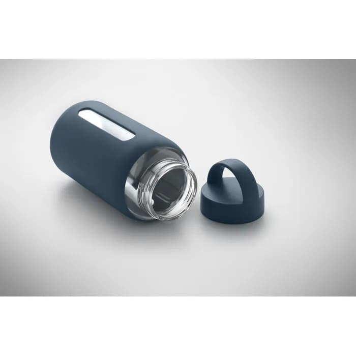 Flasche Borosilikatglas 600ml - BORIS - Marineblau