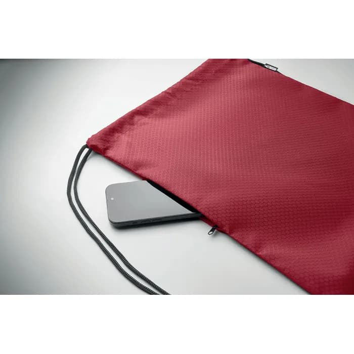 Beutel mit Kordelzug 420D RPET - DAYKIT - Bordeaux