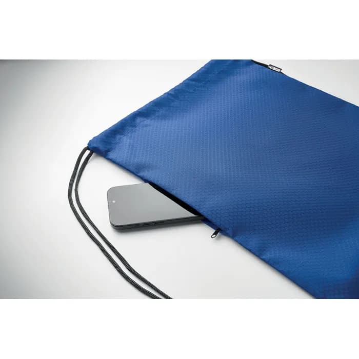 Beutel mit Kordelzug 420D RPET - DAYKIT - Königsblau