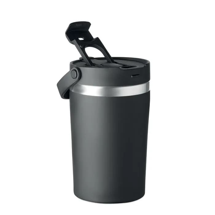 Doppelwandiger Becher 350 ml - COZYCUP - Schwarz