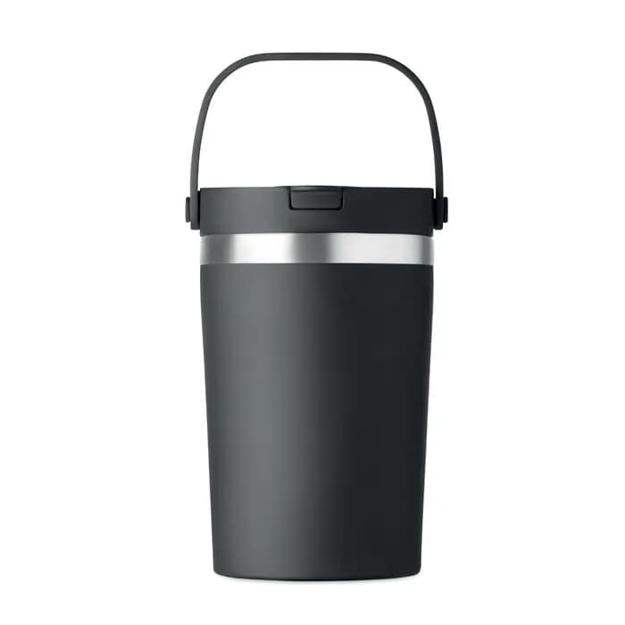Doppelwandiger Becher 350 ml - COZYCUP - Schwarz