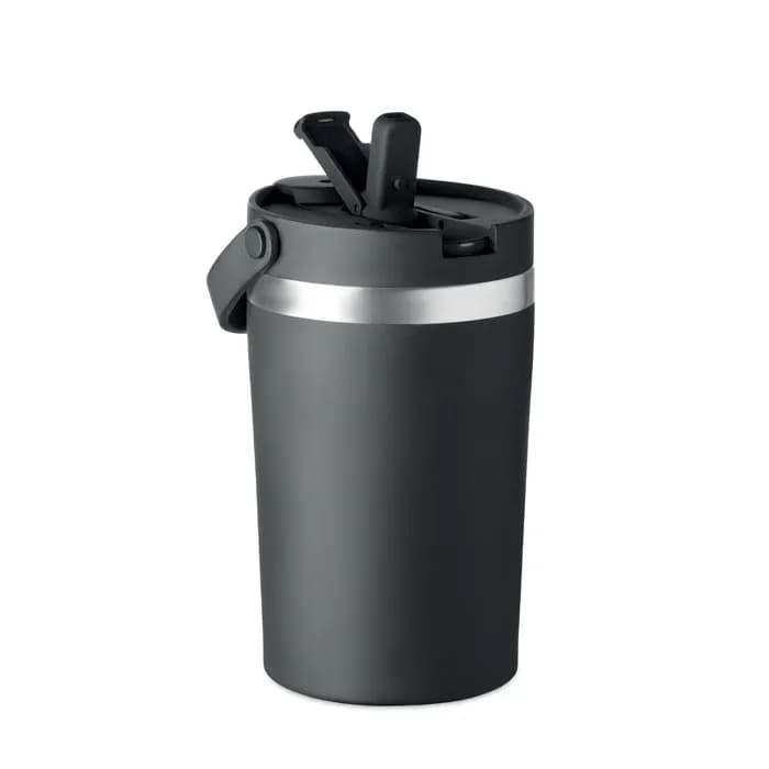 Doppelwandiger Becher 350 ml - COZYCUP - Schwarz