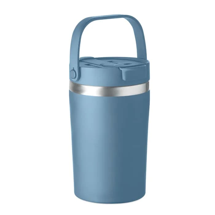 Doppelwandiger Becher 350 ml - COZYCUP - Petrol
