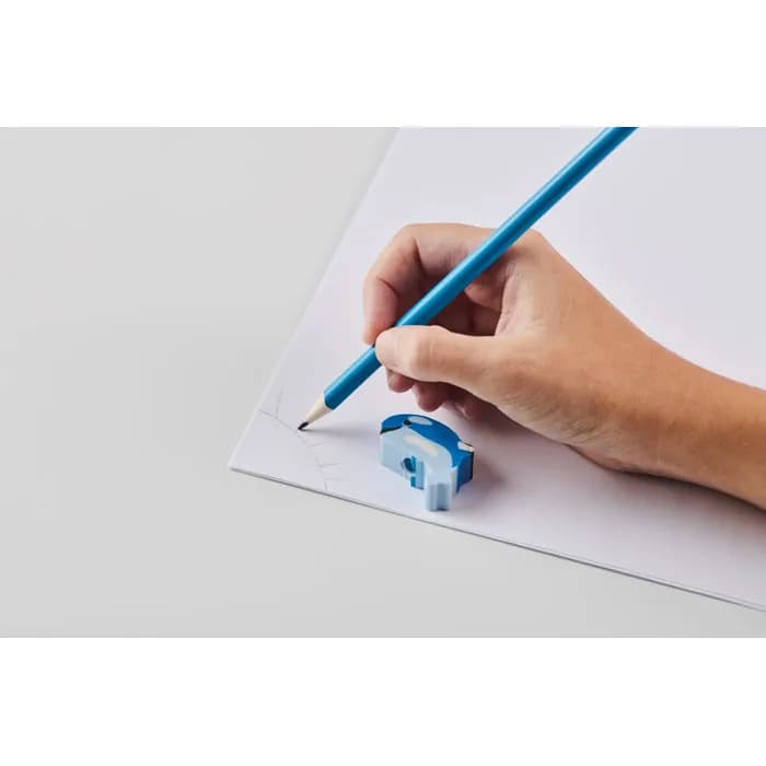 Holzbleistift mit Radiergummi - CIRCO - Türkis