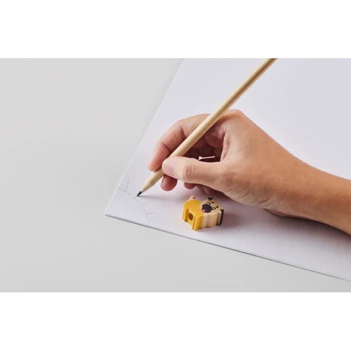 Holzbleistift mit Radiergummi - CIRCO - Holz