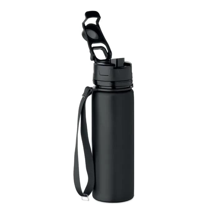 Faltbare Sportflasche Silikon - LETT - Schwarz