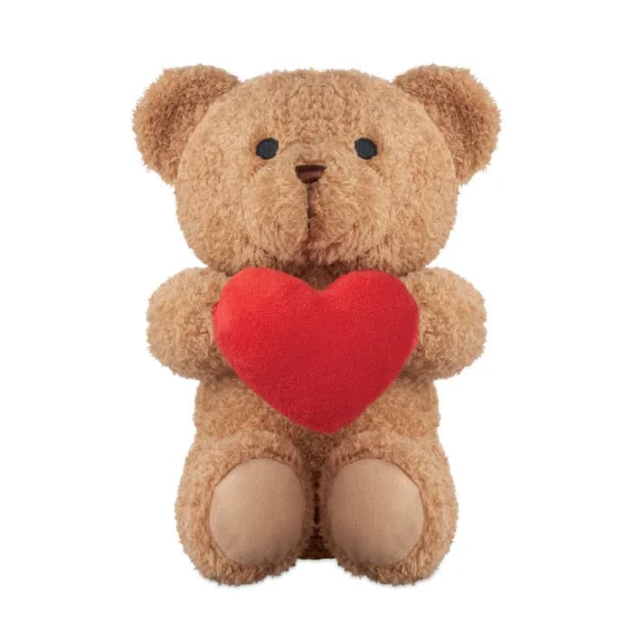 Teddybär mit Herz 23cm - SNUGGLE - Rot