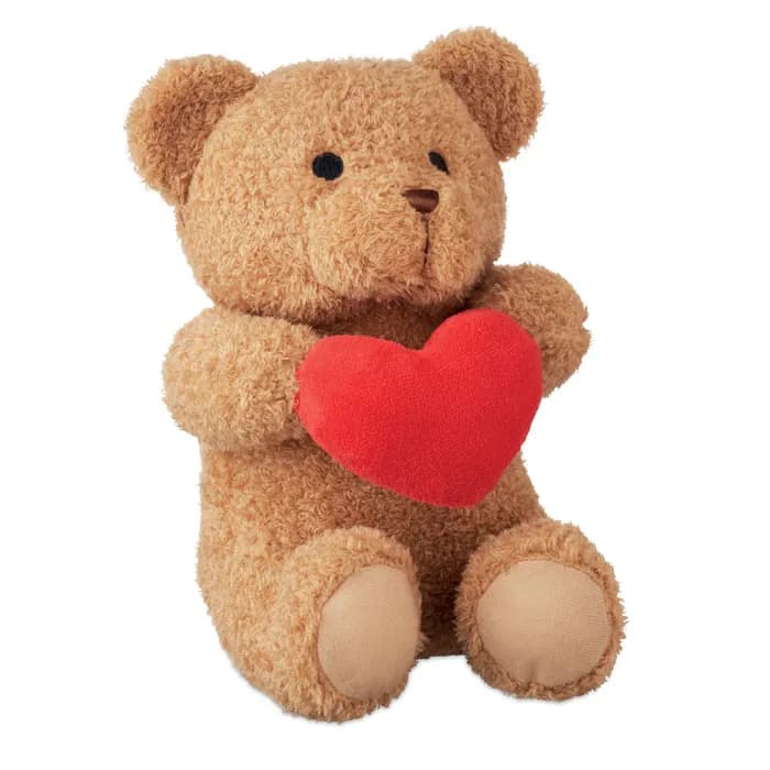 Teddybär mit Herz 23cm - SNUGGLE - Rot