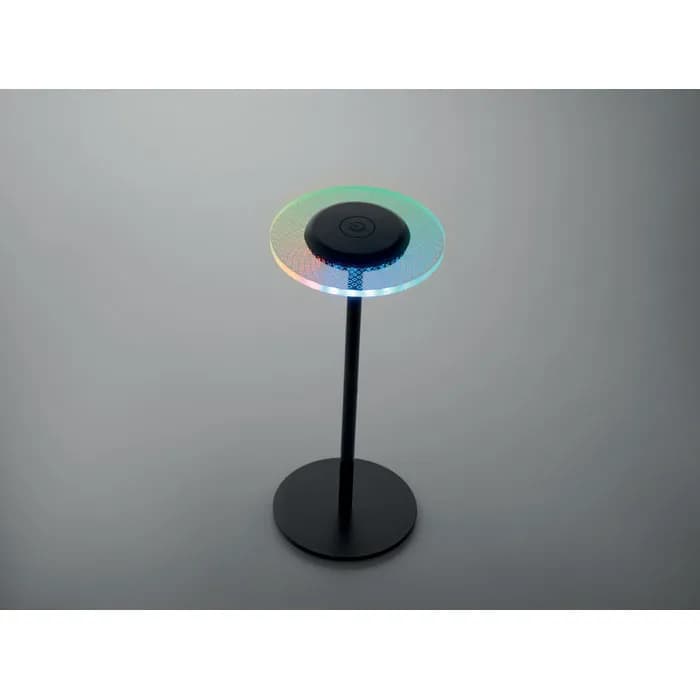 USB-Tischlampe Eisen - LOUNGE - Schwarz