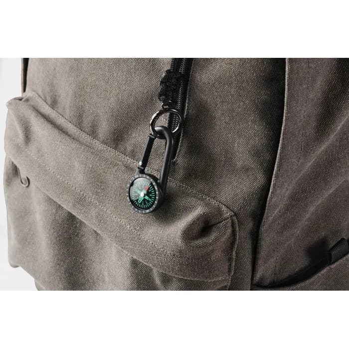 Outdoor-Kompass mit Karabiner - CHACO - Schwarz