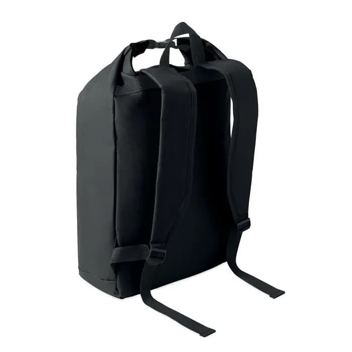 15'' Rolltop-Laptop-Rucksack - UNITON - Schwarz