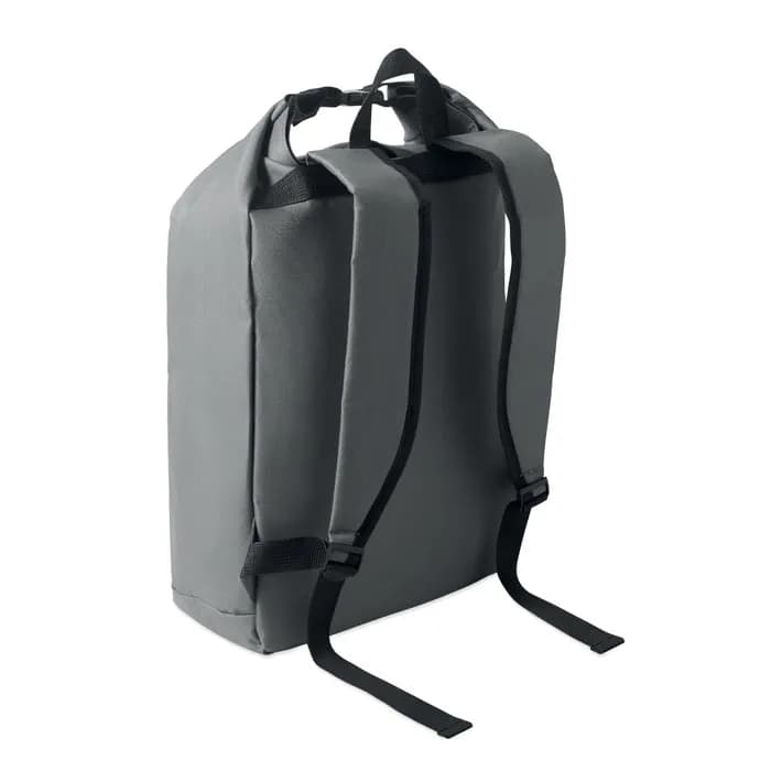 15'' Rolltop-Laptop-Rucksack - UNITON - Steingrau
