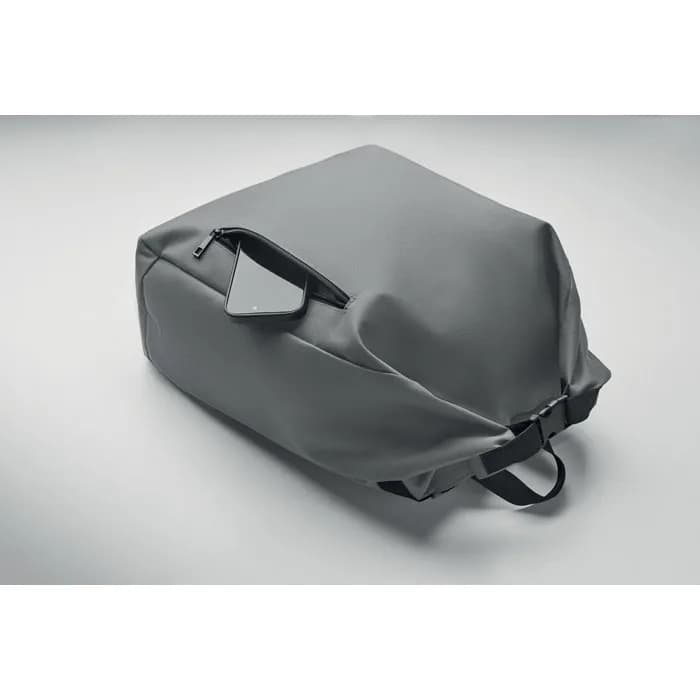 15'' Rolltop-Laptop-Rucksack - UNITON - Steingrau