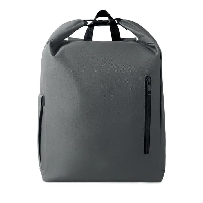 15'' Rolltop-Laptop-Rucksack - UNITON - Steingrau