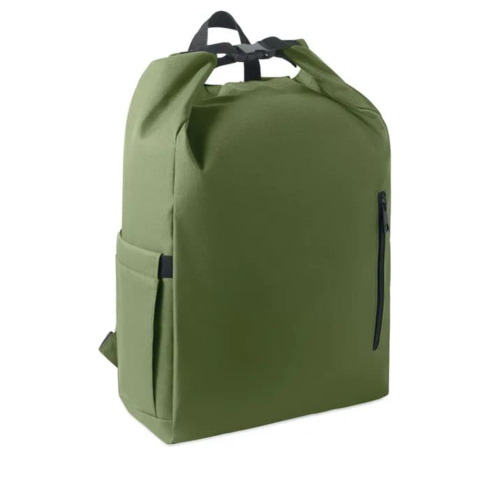15'' Rolltop-Laptop-Rucksack - UNITON - Armeegrün
