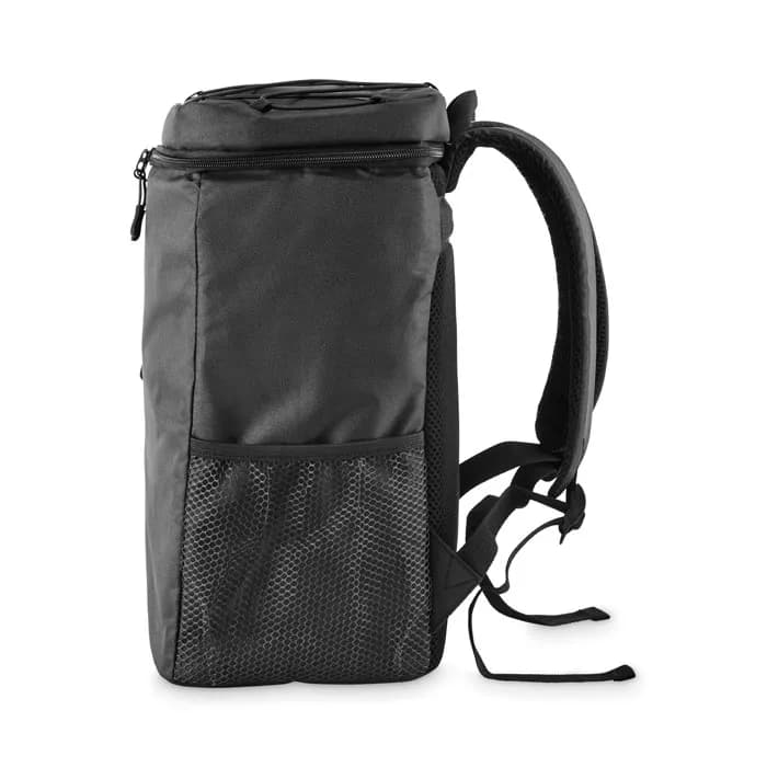 Kühlrucksack 600D RPET - MAFRIO - Schwarz