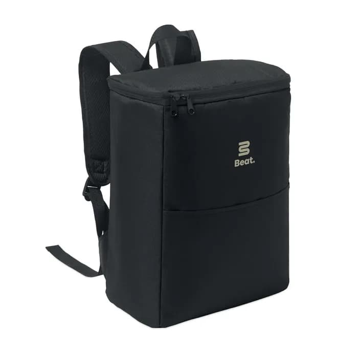 Kühlrucksack 600D RPET - MUFRIO - Schwarz