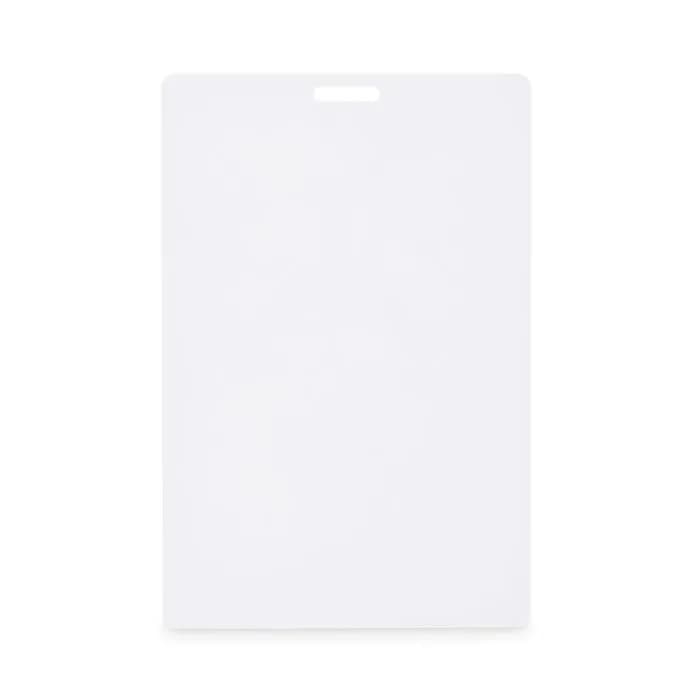 Lanyard-Ausweis 120 x 80 mm - BADLARGE - Weiß