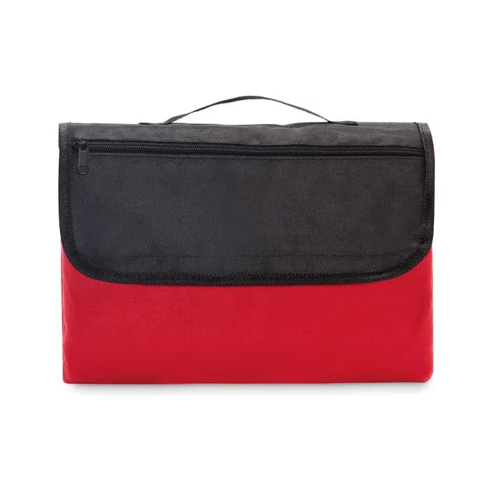 Picknickdecke RPET-Fleece - COSTA - Rot