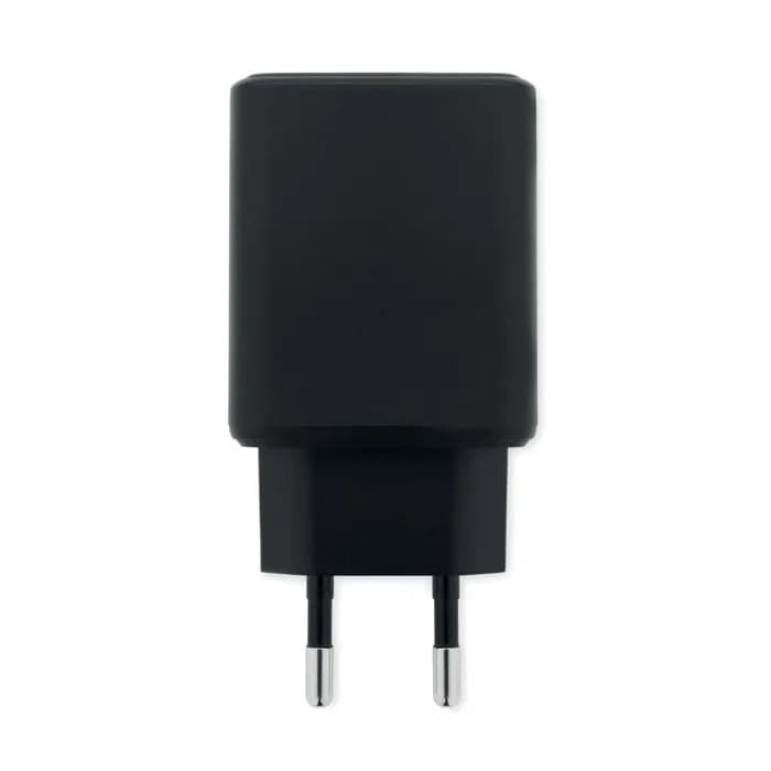 EU-2 poliger-Adapter/Ladegerät - EXTEN - Schwarz