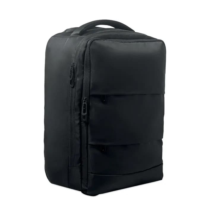 Rucksack-Trolley 290T RPET - MAGNATE - Schwarz