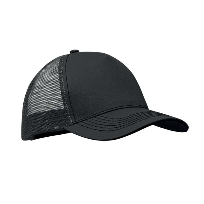 Trucker Kappe 5 Panels - BLIST - Schwarz