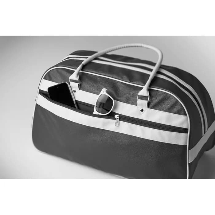 Sporttasche PU - NOSTALGIC - Schwarz