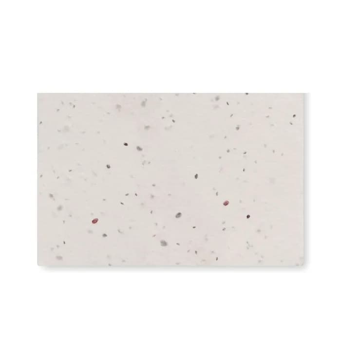 Wildblumensamen-Visitenkarte. - ASIDA - Weiß