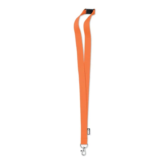 Lanyard RPET 20mm - LANY RPET - Orange