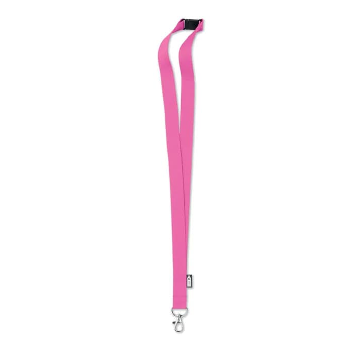 Lanyard RPET 20mm - LANY RPET - Fuchsie