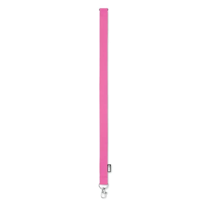 Lanyard RPET 20mm - LANY RPET - Fuchsie
