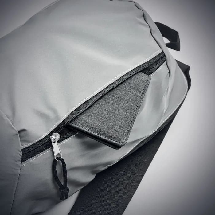 Reflektierender Rucksack 600D - VISIBACK - Mattsilber