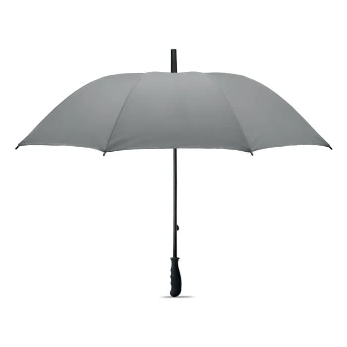 Reflektierender Regenschirm - VISIBRELLA - Mattsilber