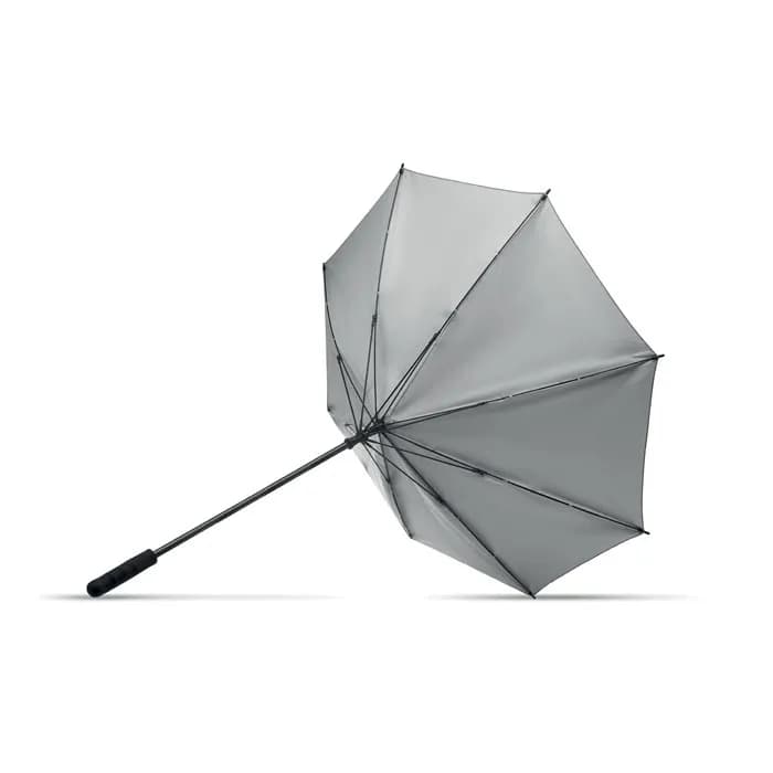Reflektierender Regenschirm - VISIBRELLA - Mattsilber