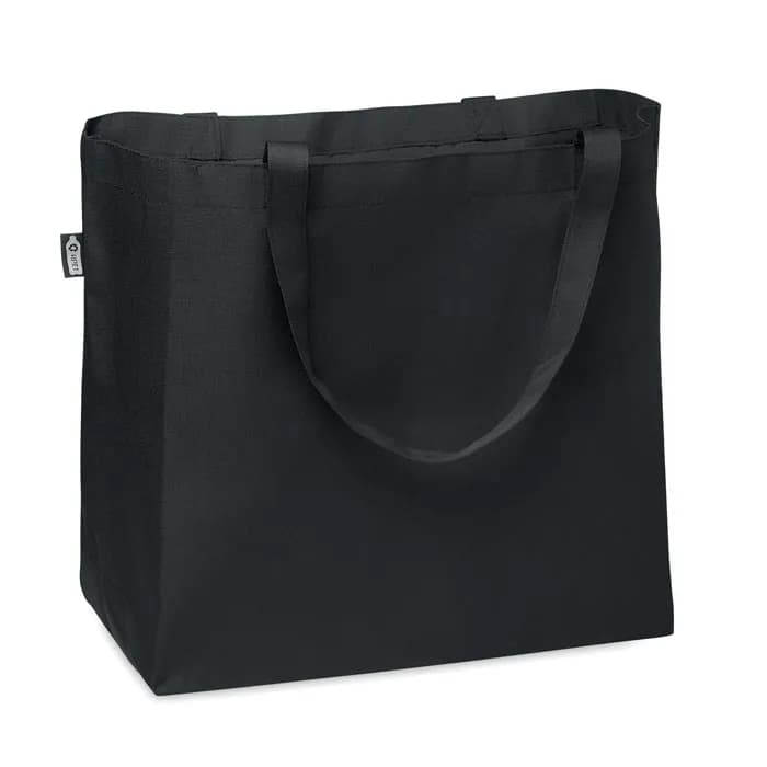 Shopping Tasche 600D RPET - FAMA - Schwarz