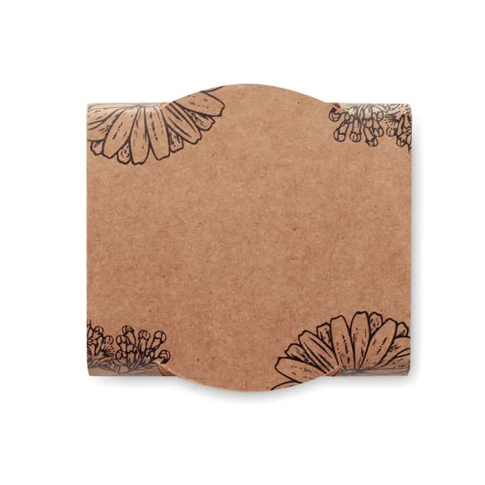 Terracotta-Topf Vergissmeinnich - FORGET ME NOT - Holz